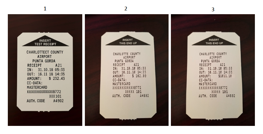 can you spot the fake receipt