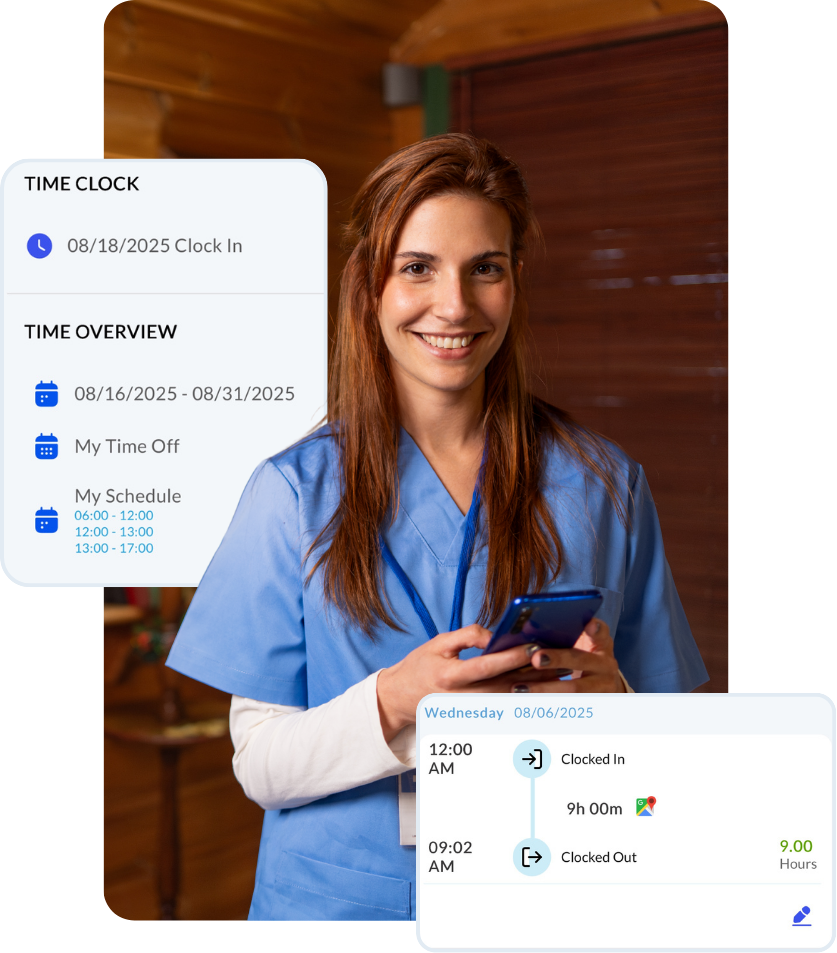 clockin and out nurse