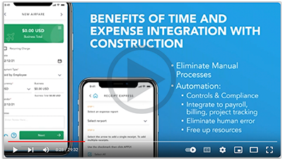Webinar: Redefining Efficiency – Time and Expense Reporting for Construction Management