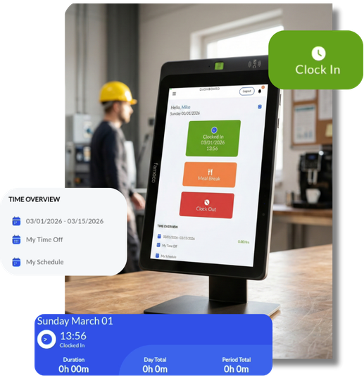 shared time clock databasics