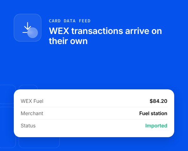 WEX Card Data Feed