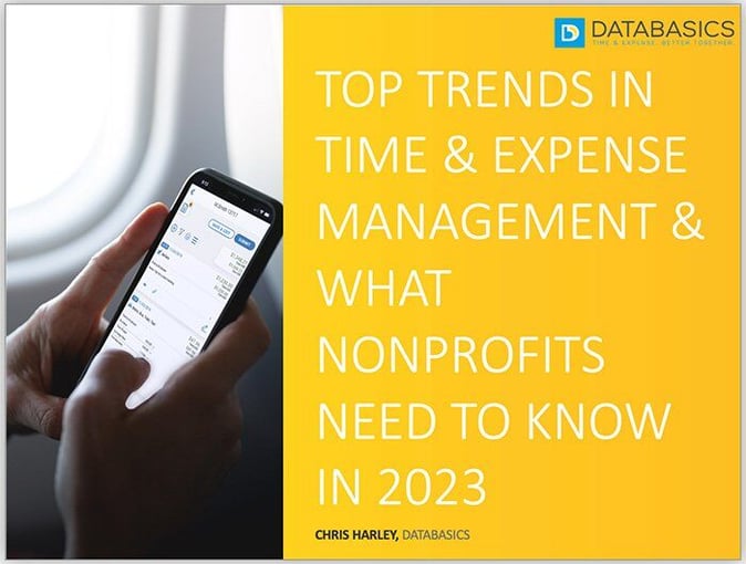 eBook: Top Trends in Time & Expense Management and What Nonprofits Need to Know in 2023