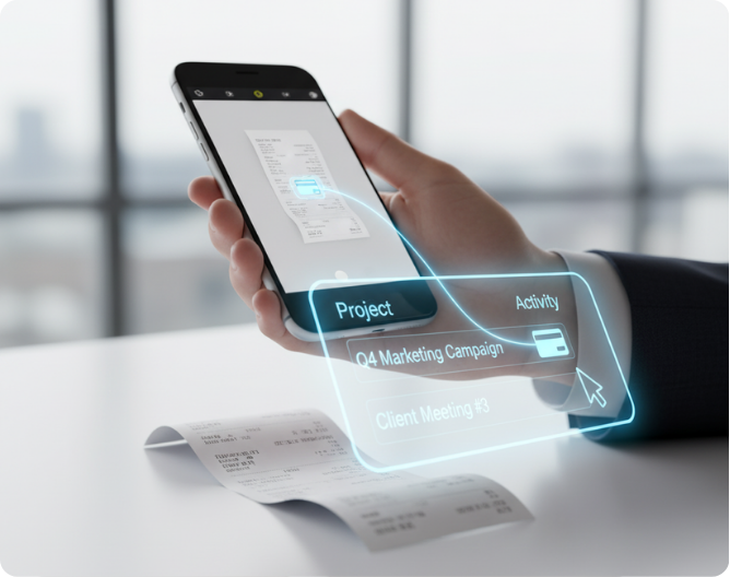 project expense scan receipt