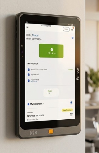 DATABASICS Unveils Shared Time Clock Tablet to Expand On-Site Time ...