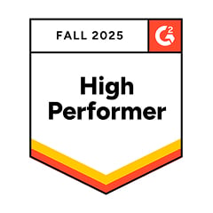 G2 Fall 2025 High Performer badge