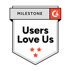 G2 Users Love Us badge