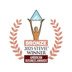 2025 Stevie Bronze Winner American Business Awards badge